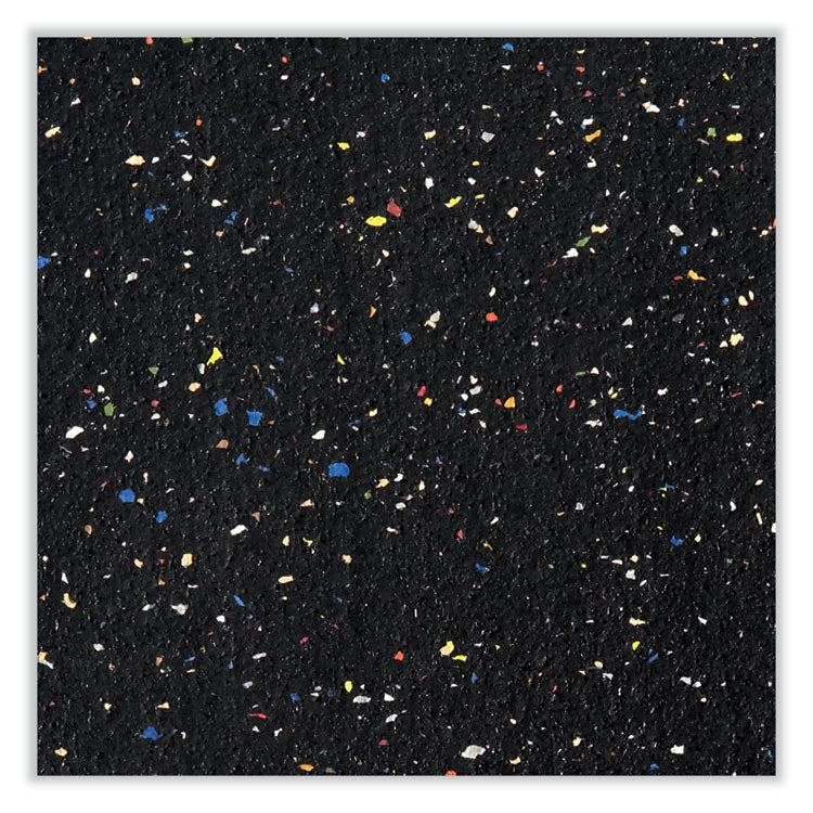 Ghent Satin Aluminum-Frame Recycled Rubber Bulletin Boards, 96.5 x 48.5, Confetti Surface, Ships in 7-10 Business Days (GHEATR48CF) Each