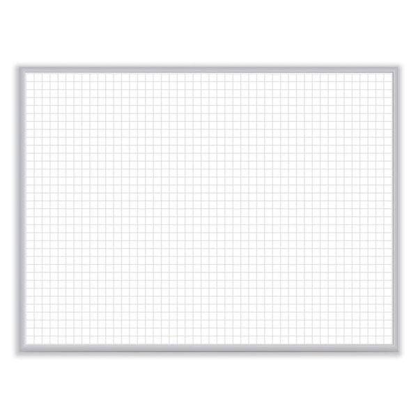Ghent Non-Magnetic Whiteboard with Aluminum Frame, 24 x 17.81, White Surface, Satin Aluminum Frame, Ships in 7-10 Business Days (GHEM2181)