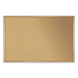 Ghent Aluminum-Frame Natural Corkboard, 36 x 24, Tan Surface, Satin Aluminum Frame, Ships in 7-10 Business Days (GHE13231) Each