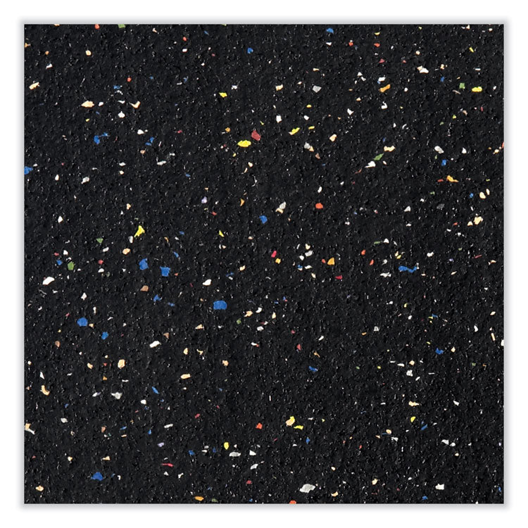 Ghent Satin Aluminum-Frame Recycled Rubber Bulletin Boards, 60.5 x 36.5, Confetti Surface, Ships in 7-10 Business Days (GHEATR35CF) Each