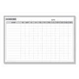 Ghent In/Out Magnetic Whiteboard, 36 x 24, White/Gray Surface, Satin Aluminum Frame, Ships in 7-10 Business Days (GHEGRPM301E23)