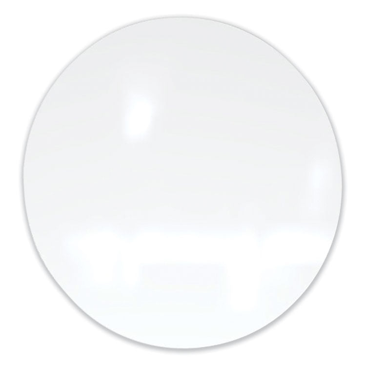 Ghent Coda Low Profile Circular Magnetic Glassboard, 36 Diameter, White Surface, Ships in 7-10 Business Days (GHECDAGM36WH) Each