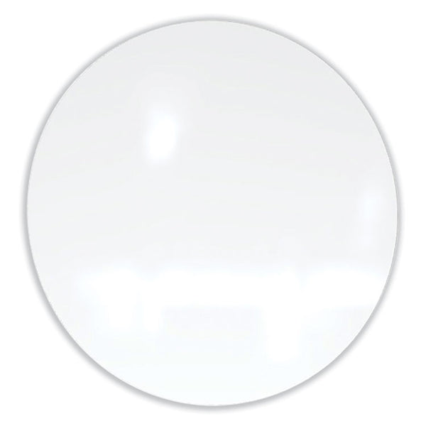 Ghent Coda Low Profile Circular Magnetic Glassboard, 48 Diameter, White Surface, Ships in 7-10 Business Days (GHECDAGM48WH)