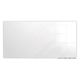 Ghent Aria Low Profile Magnetic Glass Whiteboard, 72 x 48, White Surface, Ships in 7-10 Business Days (GHEARIASM46WH) Each