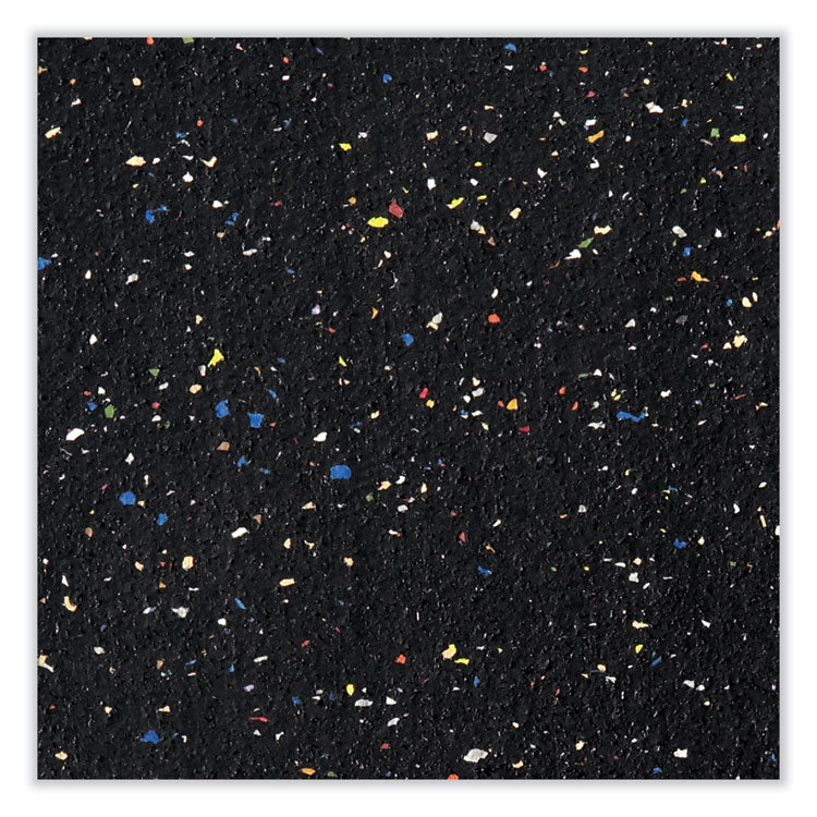 Ghent Satin Aluminum-Frame Recycled Rubber Bulletin Boards, 144.5 x 48.5, Confetti Surface, Ships in 7-10 Business Days (GHEATR412CF) Each