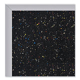 Ghent Satin Aluminum-Frame Recycled Rubber Bulletin Boards, 96.5 x 48.5, Confetti Surface, Ships in 7-10 Business Days (GHEATR48CF) Each