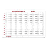 Ghent 12 Month Whiteboard Calendar with Radius Corners, 36 x 24, White/Red/Black Surface, Ships in 7-10 Business Days (GHE984517) Each