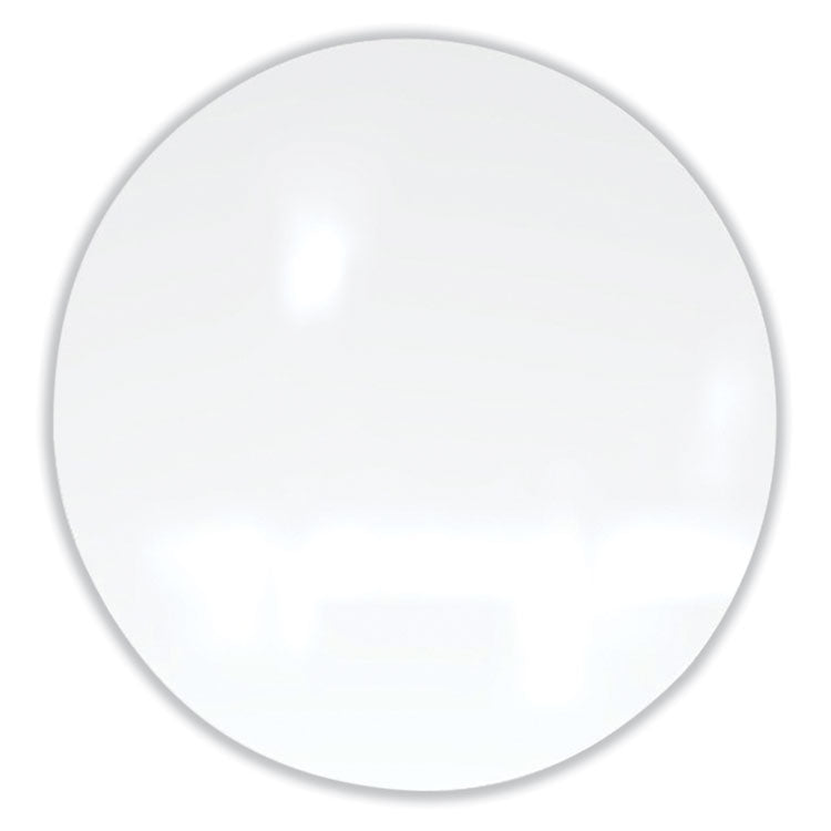 Ghent Coda Low Profile Circular Non-Magnetic Glassboard, 24 Diameter, White Surface, Ships in 7-10 Business Days (GHECDAGN24WH) Each