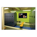 Ghent Satin Aluminum-Frame Recycled Rubber Bulletin Boards, 96.5 x 48.5, Confetti Surface, Ships in 7-10 Business Days (GHEATR48CF) Each