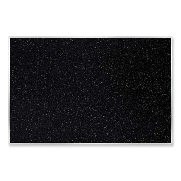 Ghent Satin Aluminum-Frame Recycled Rubber Bulletin Boards, 60.5 x 36.5, Confetti Surface, Ships in 7-10 Business Days (GHEATR35CF)