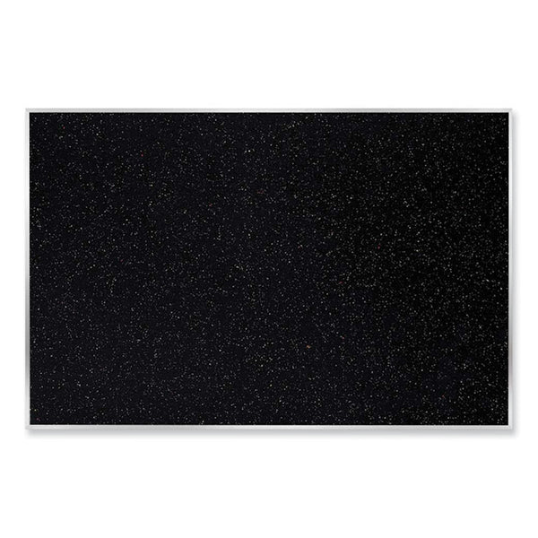 Ghent Satin Aluminum-Frame Recycled Rubber Bulletin Boards, 60.5 x 36.5, Confetti Surface, Ships in 7-10 Business Days (GHEATR35CF) Each