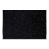 Ghent Satin Aluminum-Frame Recycled Rubber Bulletin Boards, 144.5 x 48.5, Confetti Surface, Ships in 7-10 Business Days (GHEATR412CF) Each