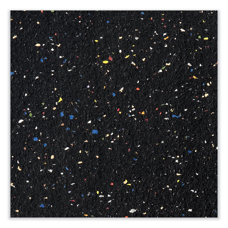 Ghent Aluminum-Frame Recycled Rubber Bulletin Boards, 36 x 24, Confetti Surface, Satin Aluminum Frame, Ships in 7-10 Business Days (GHEATR23CF) Each