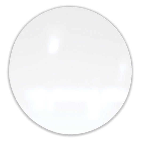 Ghent Coda Low Profile Circular Non-Magnetic Glassboard, 36 Diameter, White Surface, Ships in 7-10 Business Days (GHECDAGN36WH)