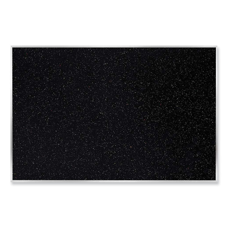 Ghent Satin Aluminum-Frame Recycled Rubber Bulletin Boards, 120.5 x 48.5, Confetti Surface, Ships in 7-10 Business Days (GHEATR410CF) Each
