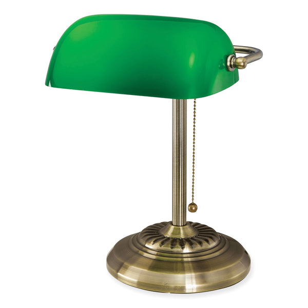 Victory Light Banker's Brass Desk Lamp - 10 W LED Bulb (VLU9B101AB) Each
