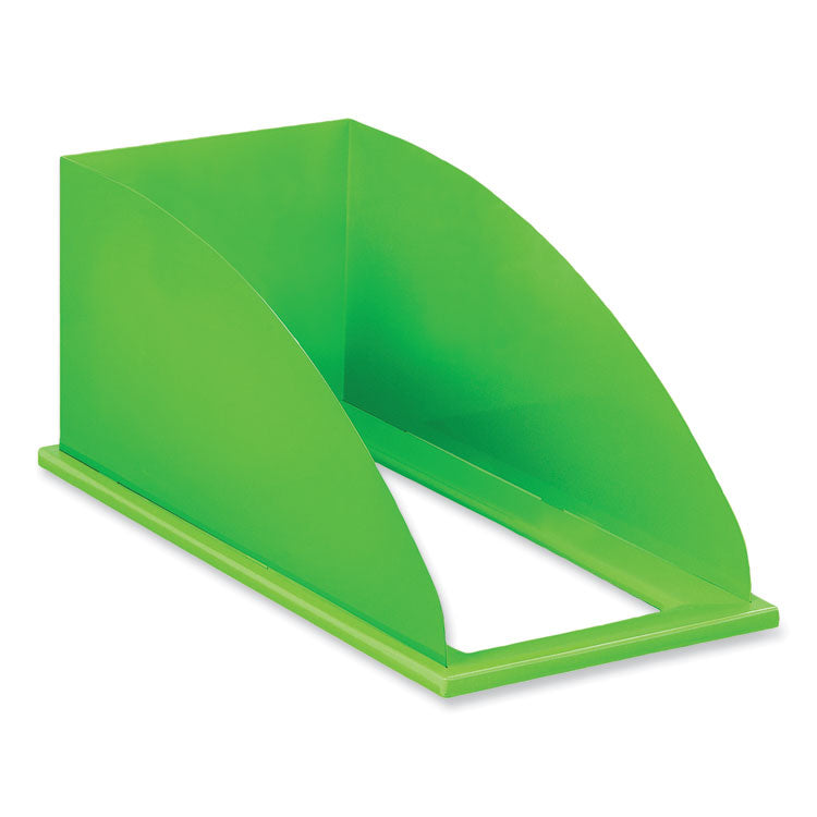 Safco® Mixx Recycling Center Lid, Topper Style, 9.87w x 19.87d x 0.62h, Green, Ships in 1-3 Business Days (SAF9449GN)