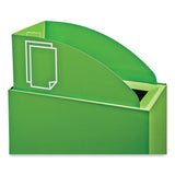 Safco® Mixx Recycling Center Lid, Topper Style, 9.87w x 19.87d x 0.62h, Green, Ships in 1-3 Business Days (SAF9449GN)