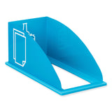 Safco® Mixx Recycling Center Lid, Topper Style, 9.87w x 19.87d x 0.62h, Blue, Ships in 1-3 Business Days (SAF9449BU)