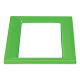 Safco® Mixx Recycling Center Lid, 9.87w x 19.87d x 0.82h, Green, Ships in 1-3 Business Days (SAF9450GN)