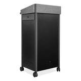 Oklahoma Sound® Greystone Lectern, 23.5 x 19.25 x 45.5, Charcoal Gray, Ships in 1-3 Business Days (NPSGSL)