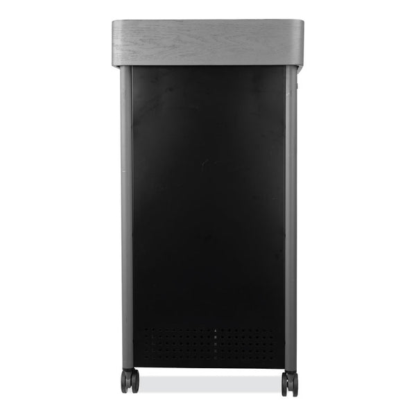 Oklahoma Sound® Greystone Lectern, 23.5 x 19.25 x 45.5, Charcoal Gray, Ships in 1-3 Business Days (NPSGSL)