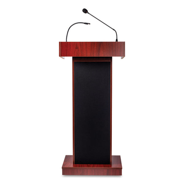 Oklahoma Sound® Orator Lectern, 22 x 17 x 46, Mahogany, Ships in 1-3 Business Days (NPS800XMY)