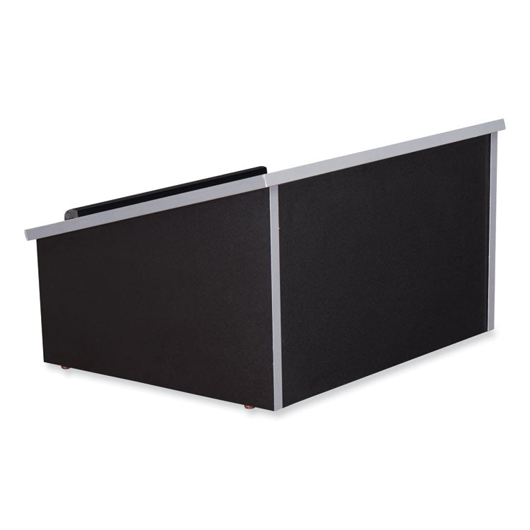 Oklahoma Sound® Tabletop Lectern, 23.75 x 19.87 x 13.75, Black, Ships in 1-3 Business Days (NPS22BK) Each