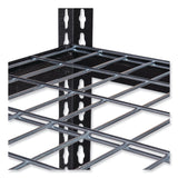 Hirsh Industries® Iron Horse 2300 Wire Deck Shelving, Four-Shelf, 36w x 18d x 60h, Black, Ships in 4-6 Business Days (HID22129)