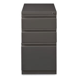 Hirsh Industries® Full-Width Pull 20 Deep Mobile Pedestal File, Box/Box/File, Letter, Medium Tone, 15x19.88x27.75, Ships in 4-6 Business Days (HID19354)