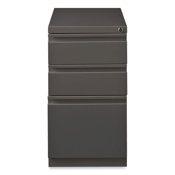 Hirsh Industries® Full-Width Pull 20 Deep Mobile Pedestal File, Box/Box/File, Letter, Medium Tone, 15x19.88x27.75, Ships in 4-6 Business Days (HID19354)