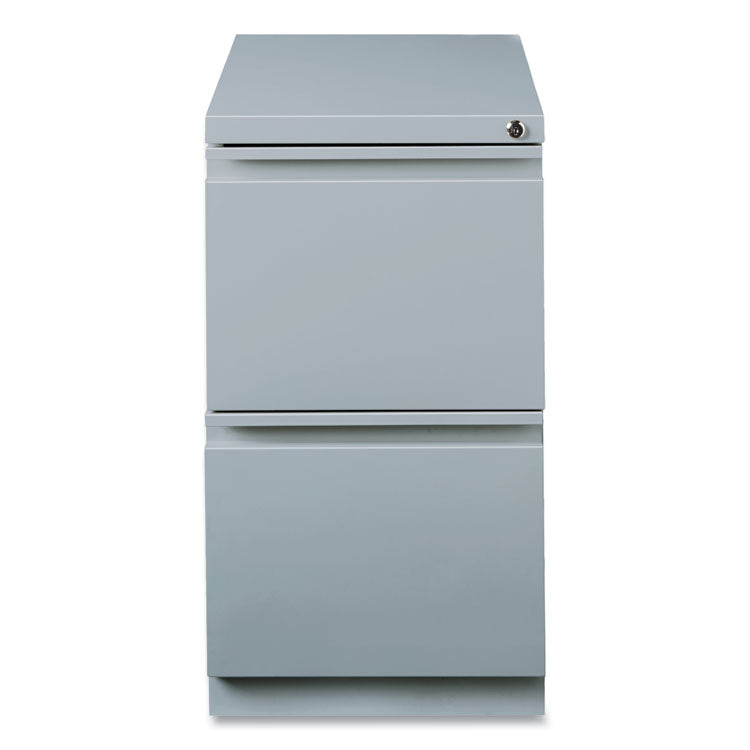 Hirsh Industries® Full-Width Pull 20 Deep Mobile Pedestal File, File/File, Letter, Platinum, 15 x 19.88 x 27.75, Ships in 4-6 Business Days (HID21857) Each