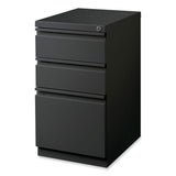 Hirsh Industries® Full-Width Pull 20 Deep Mobile Pedestal File, Box/Box/File, Letter, Charcoal, 15 x 19.88 x 27.75, Ships in 4-6 Business Days (HID19322) Each