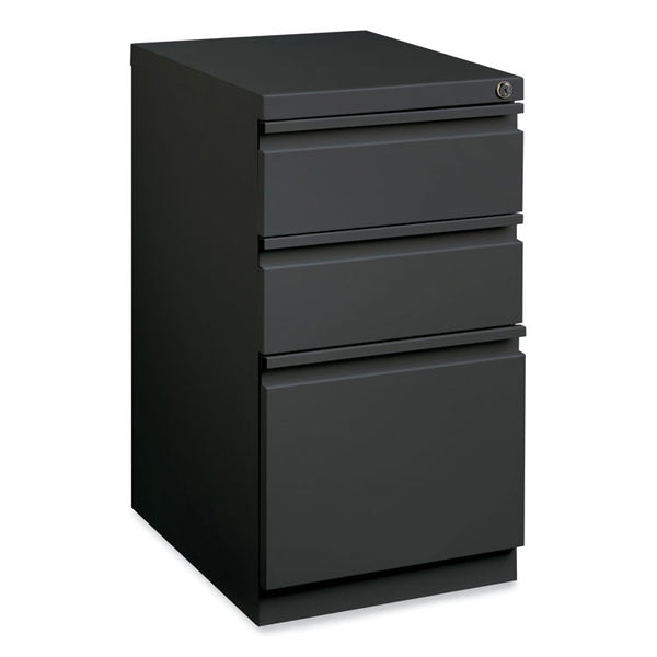 Hirsh Industries® Full-Width Pull 20 Deep Mobile Pedestal File, Box/Box/File, Letter, Charcoal, 15 x 19.88 x 27.75, Ships in 4-6 Business Days (HID19322)