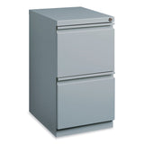 Hirsh Industries® Full-Width Pull 20 Deep Mobile Pedestal File, File/File, Letter, Platinum, 15 x 19.88 x 27.75, Ships in 4-6 Business Days (HID21857) Each