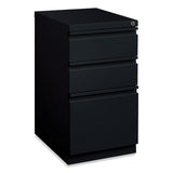 Hirsh Industries® Full-Width Pull 20 Deep Mobile Pedestal File, Box/Box/File, Letter, Black, 15 x 19.88 x 27.75, Ships in 4-6 Business Days (HID18575)