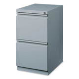 Hirsh Industries® Full-Width Pull 20 Deep Mobile Pedestal File, File/File, Letter, Platinum, 15 x 19.88 x 27.75, Ships in 4-6 Business Days (HID21857) Each