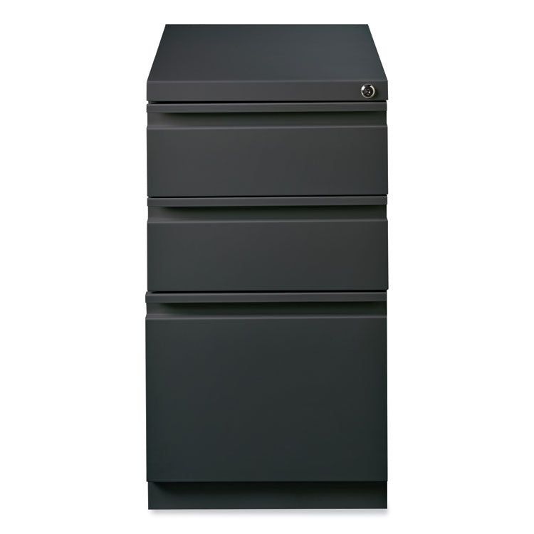 Hirsh Industries® Full-Width Pull 20 Deep Mobile Pedestal File, Box/Box/File, Letter, Charcoal, 15 x 19.88 x 27.75, Ships in 4-6 Business Days (HID19322)