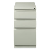 Hirsh Industries® Full-Width Pull 20 Deep Mobile Pedestal File, Box/Box/File, Letter, Lt Gray, 15 x 19.88 x 27.75, Ships in 4-6 Business Days (HID18576)