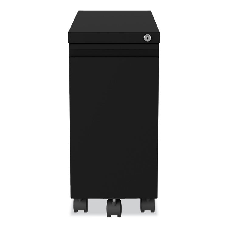 Hirsh Industries® Zip Mobile Pedestal File, 1-Drawer, File, Legal/Letter, Black, 10 x 19.88 x 21.75, Ships in 4-6 Business Days (HID22651) Each