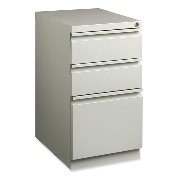 Hirsh Industries® Full-Width Pull 20 Deep Mobile Pedestal File, Box/Box/File, Letter, Lt Gray, 15 x 19.88 x 27.75, Ships in 4-6 Business Days (HID18576)