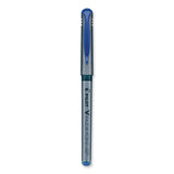 Pilot® V Razor Point Liquid Ink Porous Point Pen, Stick, Extra-Fine 0.5 mm, Blue Ink, Gray/Translucent Blue Barrel, Dozen (PIL11021)