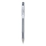 Pilot® G-TEC-C Ultra Gel Pen, Stick, Extra-Fine 0.4 mm, Black Ink, Clear/Black Barrel, Dozen (PIL35491)