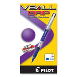 Pilot® VBall Grip Liquid Ink Roller Ball Pen, Stick, Fine 0.7 mm, Blue Ink, Blue/Silver Barrel, Dozen (PIL35571)