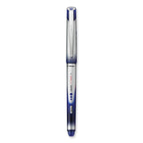 Pilot® VBall Grip Liquid Ink Roller Ball Pen, Stick, Fine 0.7 mm, Blue Ink, Blue/Silver Barrel, Dozen (PIL35571)