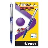 Pilot® VBall Grip Liquid Ink Roller Ball Pen, Stick, Fine 0.7 mm, Blue Ink, Blue/Silver Barrel, Dozen (PIL35571)