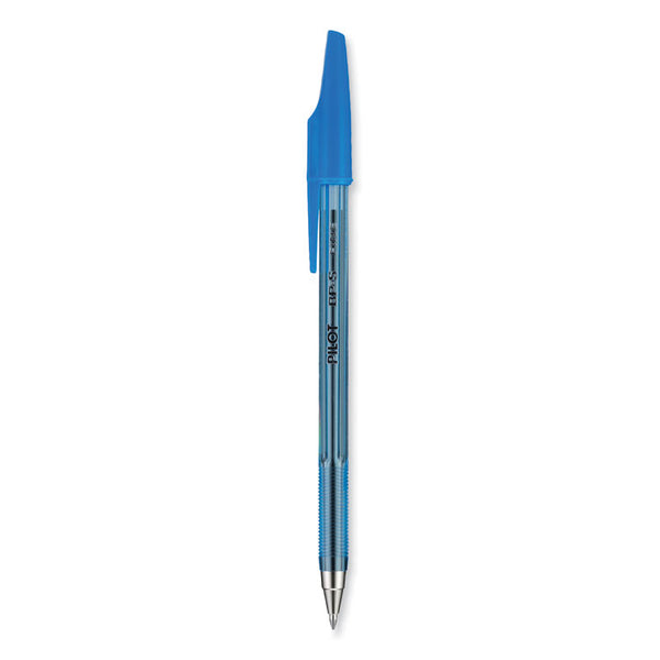 Pilot® Better Ballpoint Pen, Stick, Fine 0.7 mm, Blue Ink, Translucent Blue Barrel, Dozen (PIL36011)