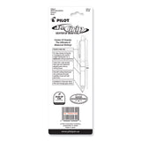 Pilot® Dr. Grip Center of Gravity Ballpoint Pen, Retractable, Medium 1 mm, Black Ink, Silver/Pink Grip Barrel (PIL36182)