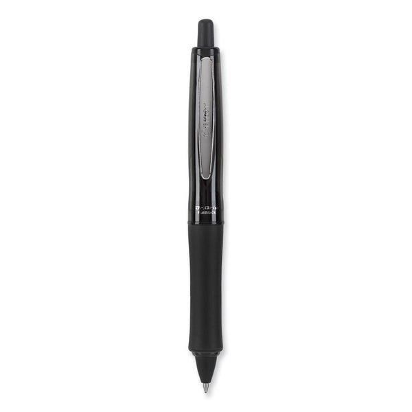 Pilot® Dr. Grip FullBlack Advanced Ink Ballpoint Pen, Retractable, Medium 1 mm, Black Ink, Black Barrel (PIL36193)