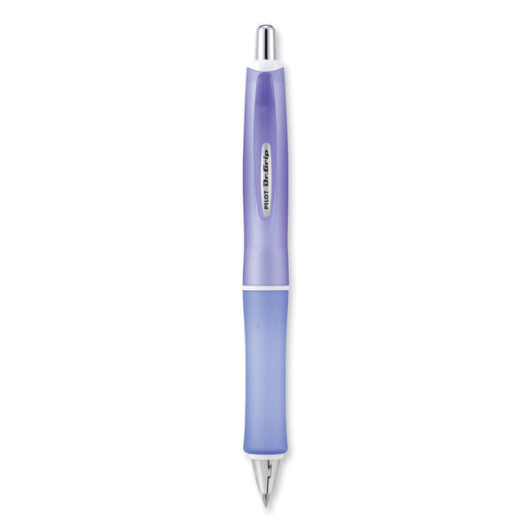 Pilot® Dr. Grip Frosted Advanced Ink Ballpoint Pen, Retractable, Medium 1 mm, Black Ink, Purple Barrel (PIL36250)